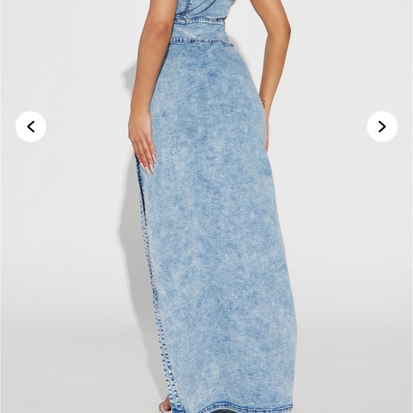 💙Denim Maxi dress🔹 - Picture 4 of 7